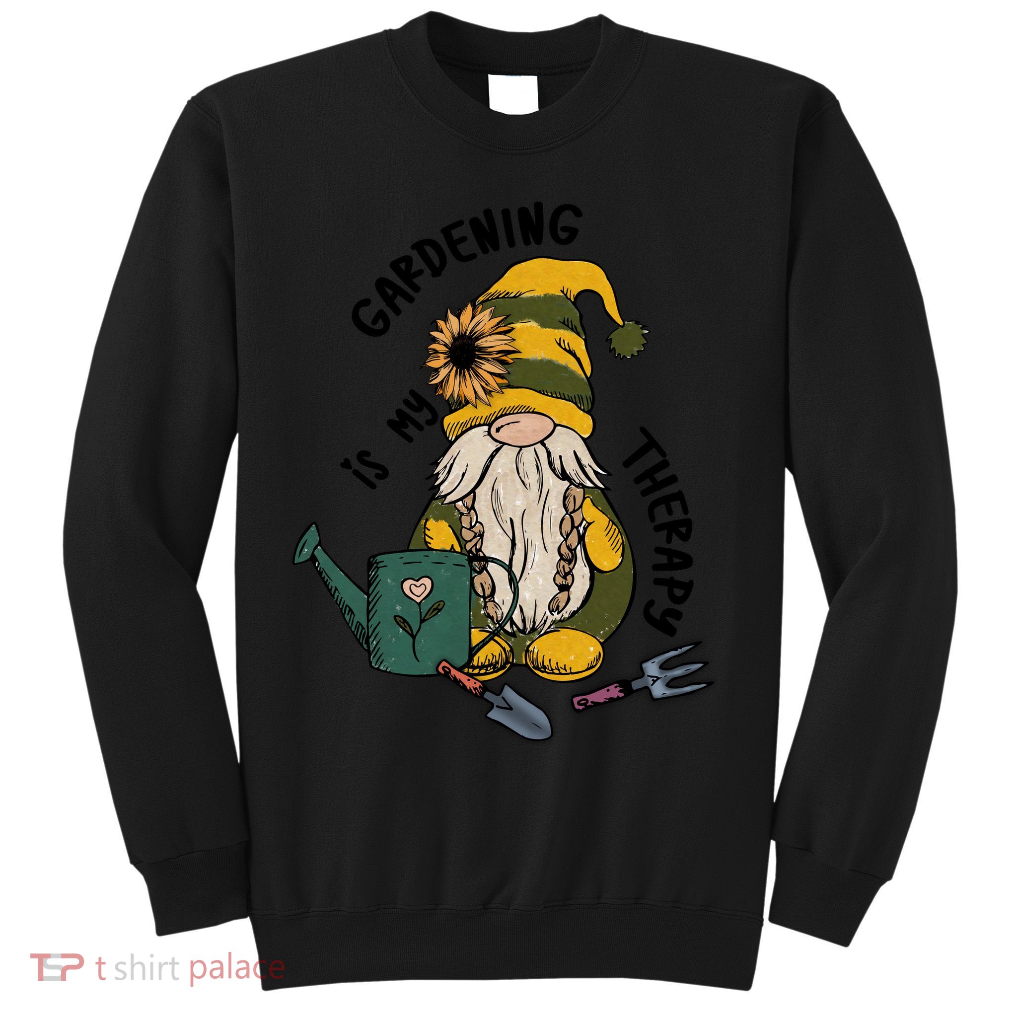 Gardening Is My Therapy Gnome Sweatshirt