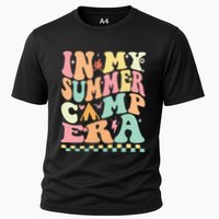 Groovy In My Summer Camp Era Retro Summer Camping Gift Cooling Performance Crew T-Shirt