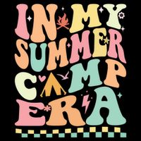 Groovy In My Summer Camp Era Retro Summer Camping Gift Cooling Performance Crew T-Shirt