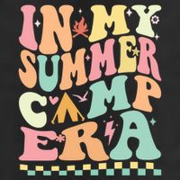 Groovy In My Summer Camp Era Retro Summer Camping Gift Adult Drive Performance Visor
