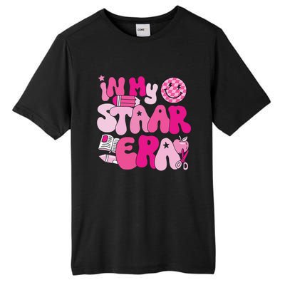 Groovy In My Staar Era Teacher Teacher Squad Test Day School Tall Fusion ChromaSoft Performance T-Shirt