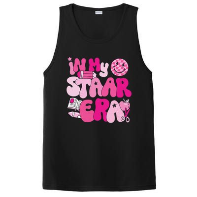 Groovy In My Staar Era Teacher Teacher Squad Test Day School PosiCharge Competitor Tank