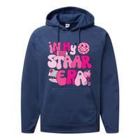 Groovy In My Staar Era Teacher Teacher Squad Test Day School Performance Fleece Hoodie