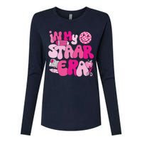 Groovy In My Staar Era Teacher Teacher Squad Test Day School Womens Cotton Relaxed Long Sleeve T-Shirt