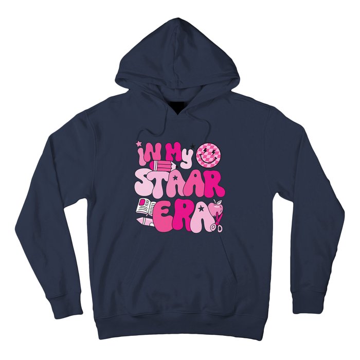 Groovy In My Staar Era Teacher Teacher Squad Test Day School Hoodie