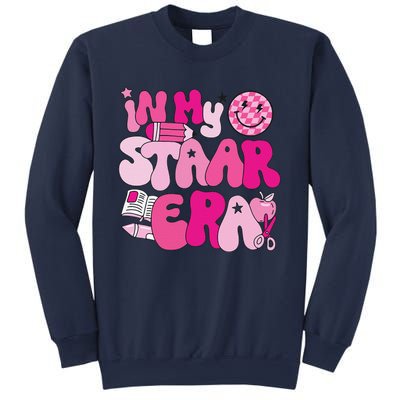 Groovy In My Staar Era Teacher Teacher Squad Test Day School Sweatshirt