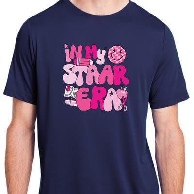 Groovy In My Staar Era Teacher Teacher Squad Test Day School Adult ChromaSoft Performance T-Shirt