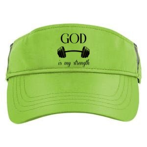 God Is My Strength Adult Drive Performance Visor