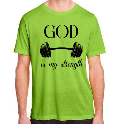 God Is My Strength Adult ChromaSoft Performance T-Shirt