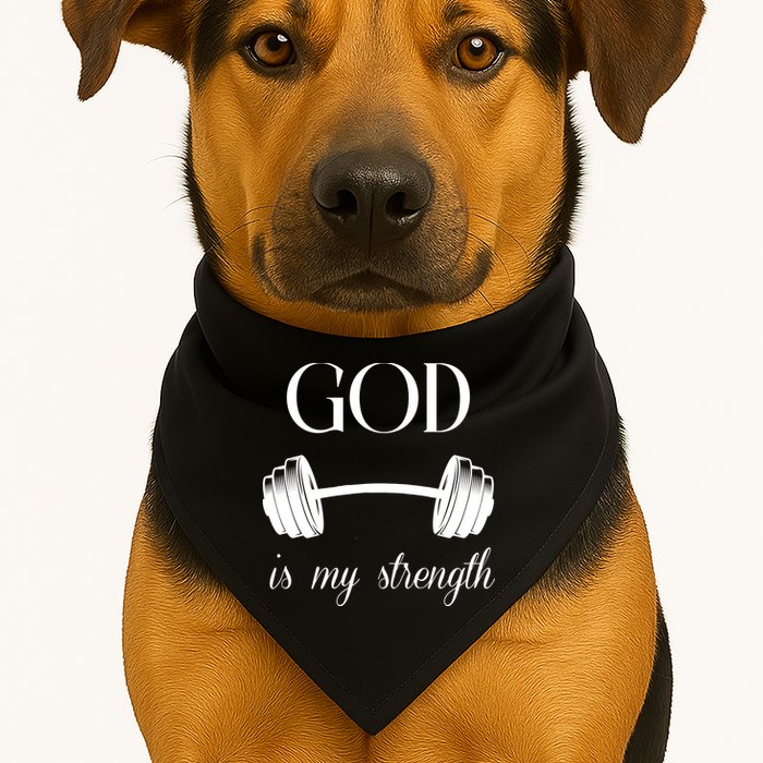 God Is My Strength USA-Made Doggie Bandana