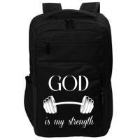 God Is My Strength Impact Tech Backpack