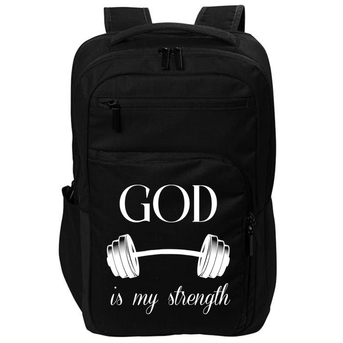 God Is My Strength Impact Tech Backpack