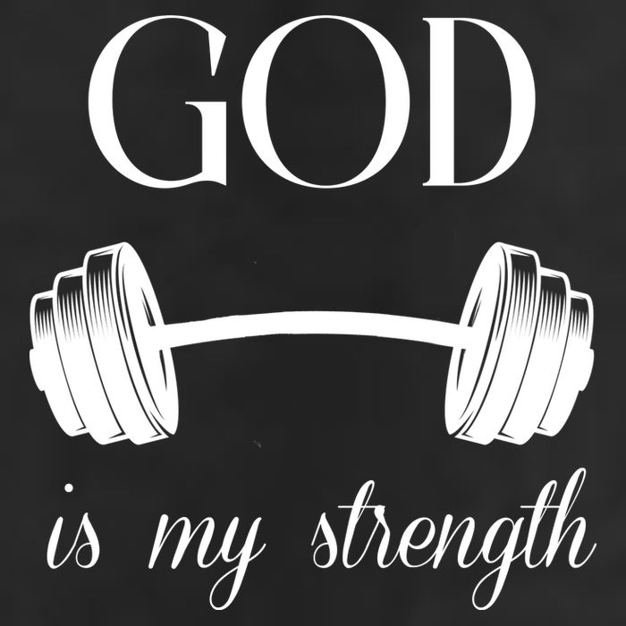 God Is My Strength Adult Drive Performance Visor