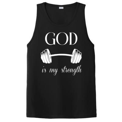 God Is My Strength PosiCharge Competitor Tank