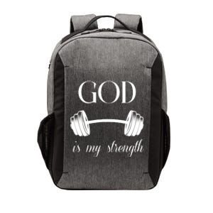 God Is My Strength Vector Backpack