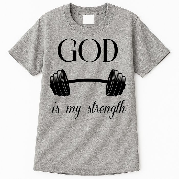 God Is My Strength Tall T-Shirt