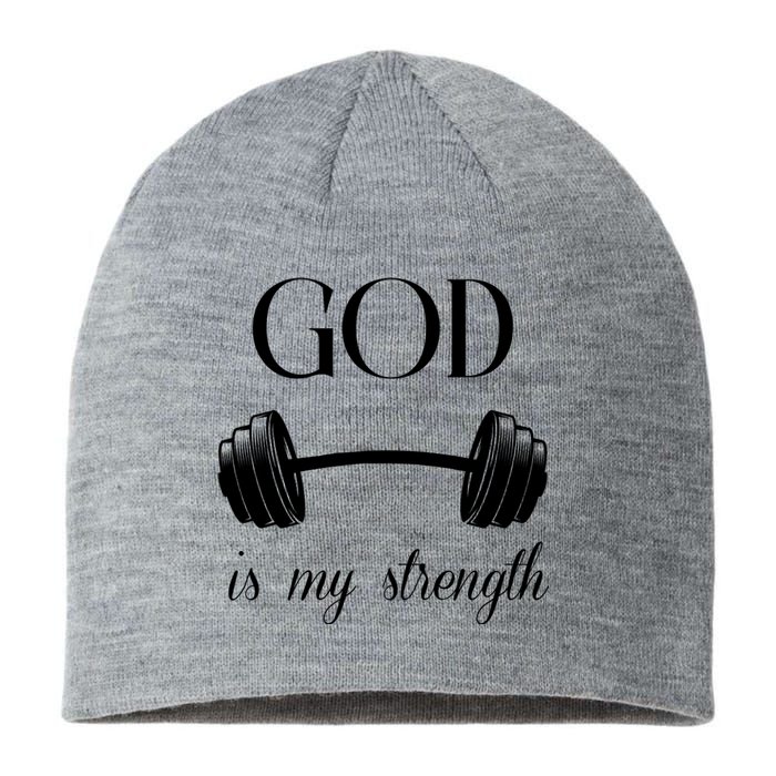 God Is My Strength Sustainable Beanie