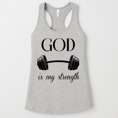 God Is My Strength Womens Tank Top