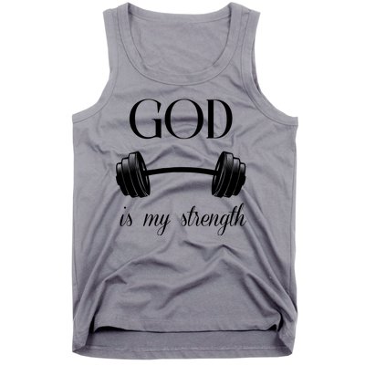 God Is My Strength Tank Top