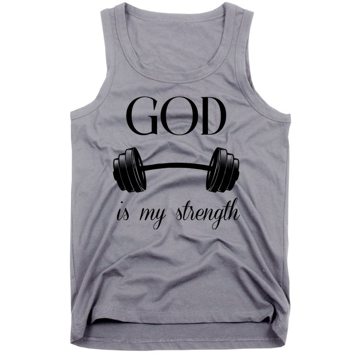 God Is My Strength Tank Top