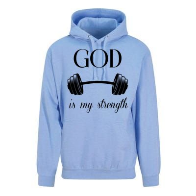 God Is My Strength Unisex Surf Hoodie