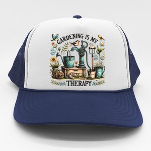 Gardening Is My Therapy Trucker Hat