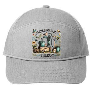 Gardening Is My Therapy 7-Panel Snapback Hat