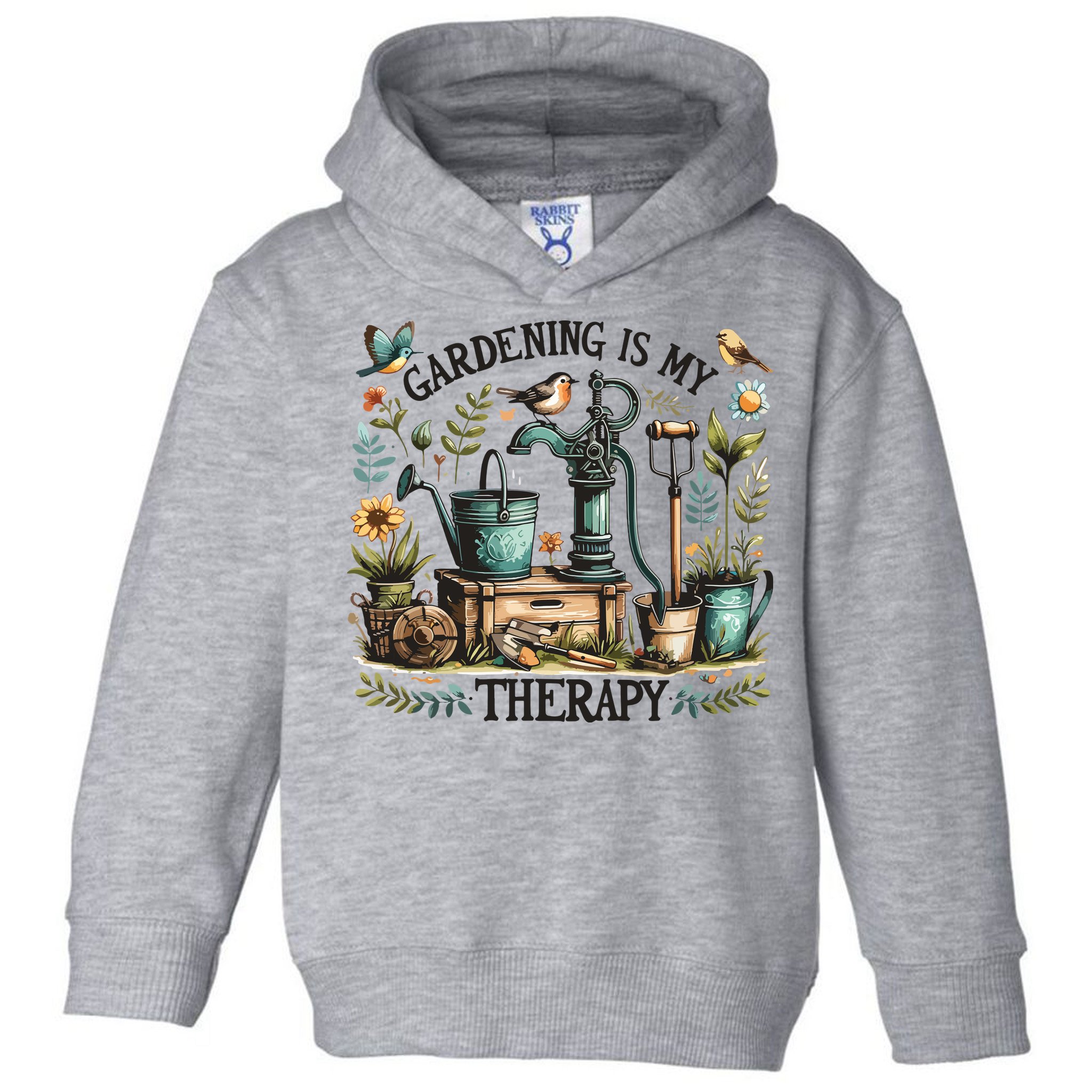 Gardening Is My Therapy Toddler Hoodie
