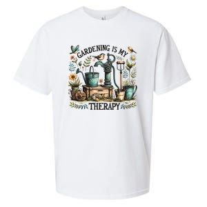 Gardening Is My Therapy Sueded Cloud Jersey T-Shirt