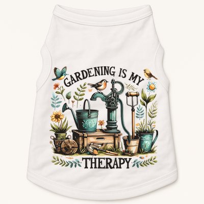 Gardening Is My Therapy Doggie Tank