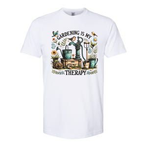 Gardening Is My Therapy Softstyle CVC T-Shirt