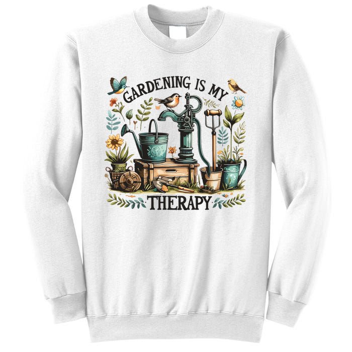 Gardening Is My Therapy Sweatshirt