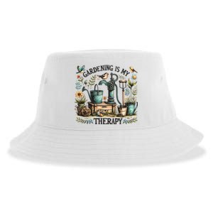 Gardening Is My Therapy Sustainable Bucket Hat