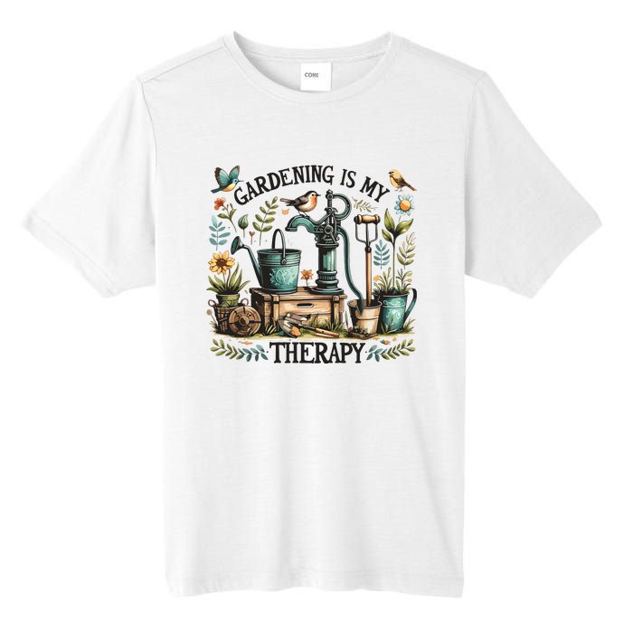 Gardening Is My Therapy Tall Fusion ChromaSoft Performance T-Shirt