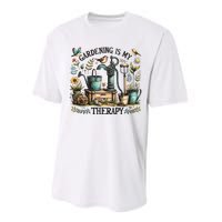 Gardening Is My Therapy Performance Sprint T-Shirt