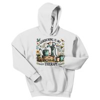 Gardening Is My Therapy Kids Hoodie