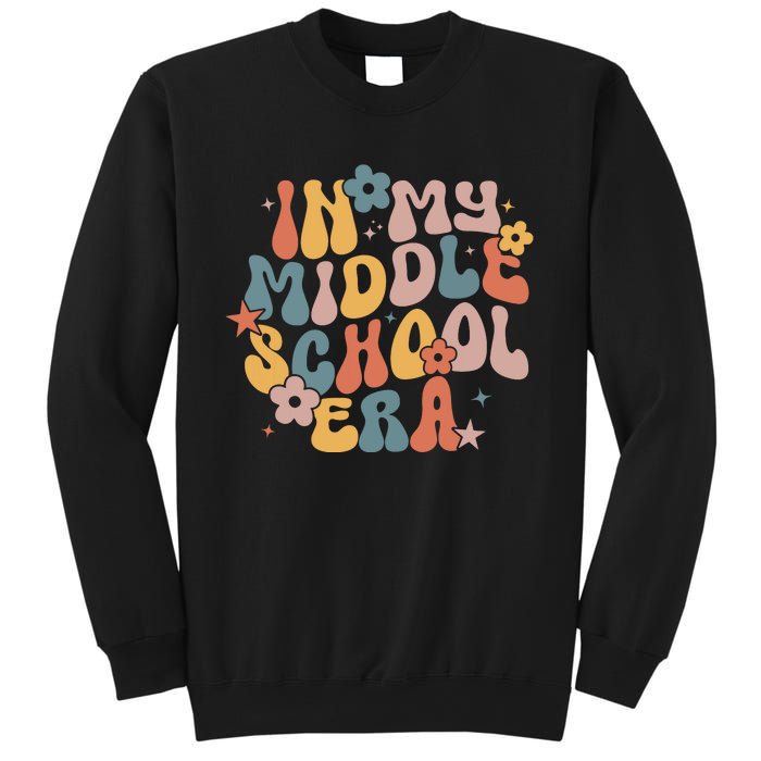 Groovy In My Middle School Era Back To School Teacher Girl Sweatshirt