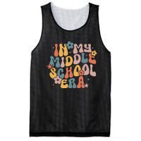 Groovy In My Middle School Era Back To School Teacher Girl Mesh Reversible Basketball Jersey Tank