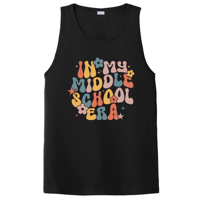 Groovy In My Middle School Era Back To School Teacher Girl PosiCharge Competitor Tank