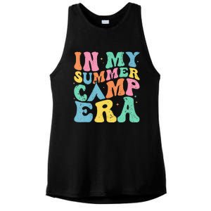 Groovy In My Summer Camp Era Retro Summer Women Ladies PosiCharge Tri-Blend Wicking Tank