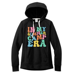 Groovy In My Summer Camp Era Retro Summer Women Women's Fleece Hoodie