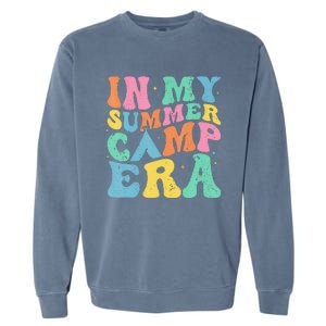 Groovy In My Summer Camp Era Retro Summer Women Garment-Dyed Sweatshirt