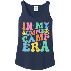 Groovy In My Summer Camp Era Retro Summer Women Ladies Essential Tank