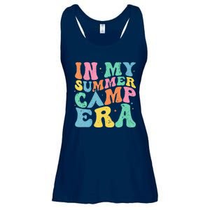 Groovy In My Summer Camp Era Retro Summer Women Ladies Essential Flowy Tank