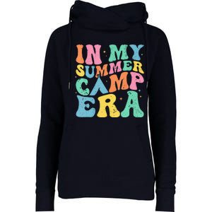 Groovy In My Summer Camp Era Retro Summer Women Womens Funnel Neck Pullover Hood