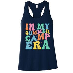 Groovy In My Summer Camp Era Retro Summer Women Women's Racerback Tank