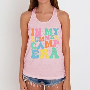 Groovy In My Summer Camp Era Retro Summer Women Women's Knotted Racerback Tank