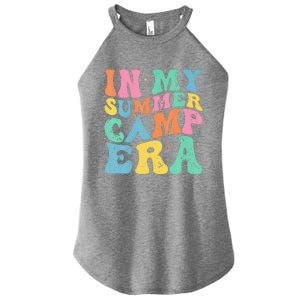 Groovy In My Summer Camp Era Retro Summer Women Women's Perfect Tri Rocker Tank