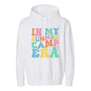 Groovy In My Summer Camp Era Retro Summer Women Garment-Dyed Fleece Hoodie