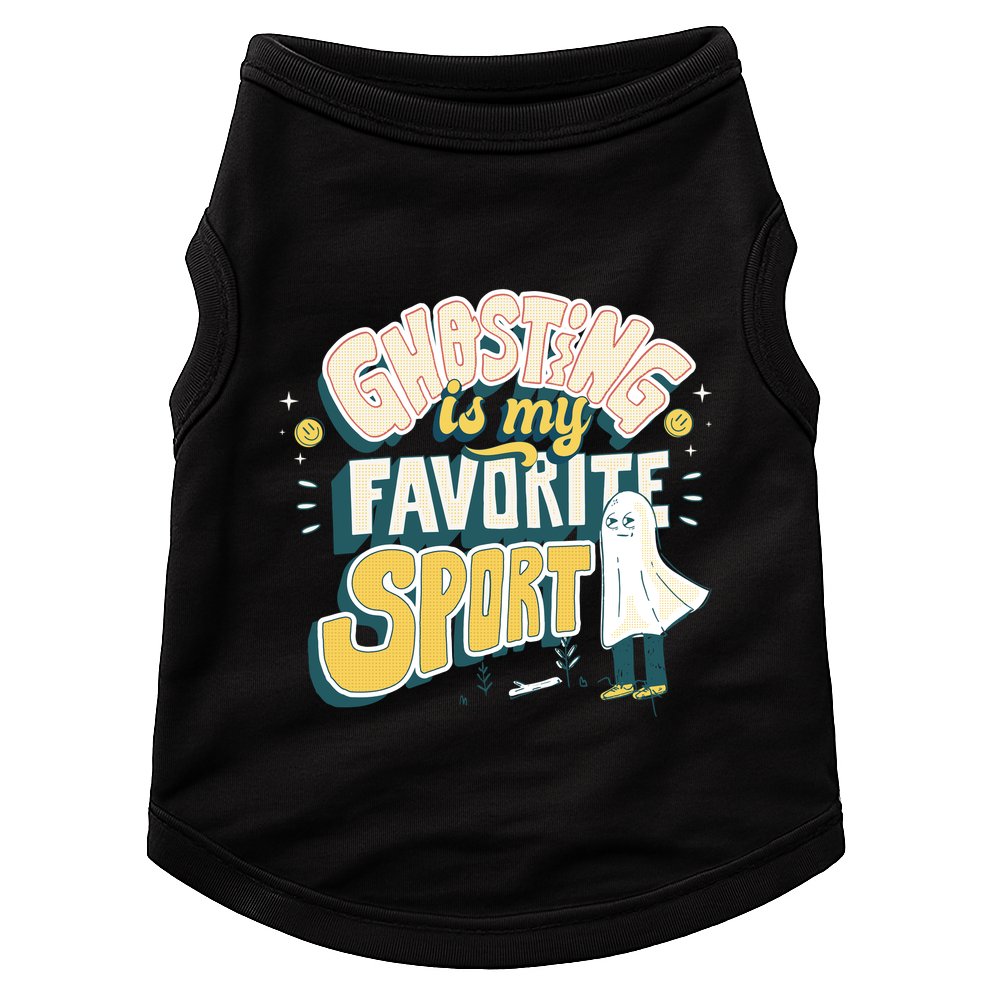 Ghosting Is My Favorite Sport Doggie Tank